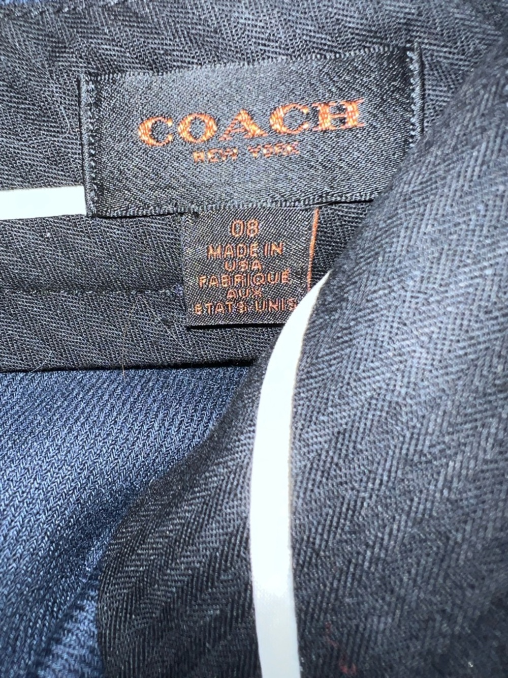 COACH Women’s Navy Dress Pants - Picture 4 of 5